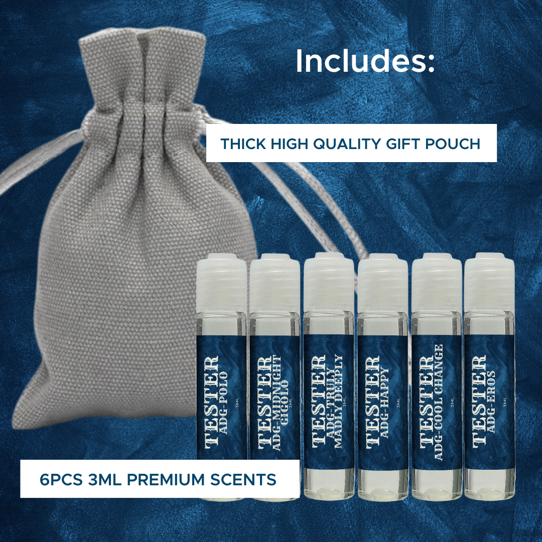 AROMA DE GREENIKA 6 Days Scents Trial Pack for Him