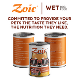 430g Zoic Lamb and Vegetables Dog Wet Food in Can