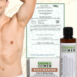 Greenika 100ML Nia-X Facial Wash for Men + Niacinamide Soap for Men Combo