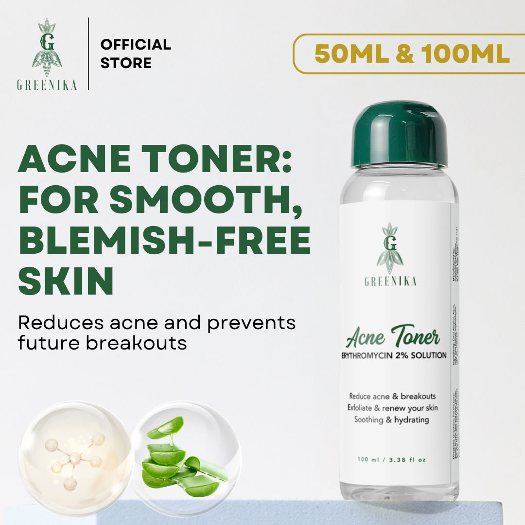 Greenika Acne Toner (Formerly Erythromycin 2% Solution)