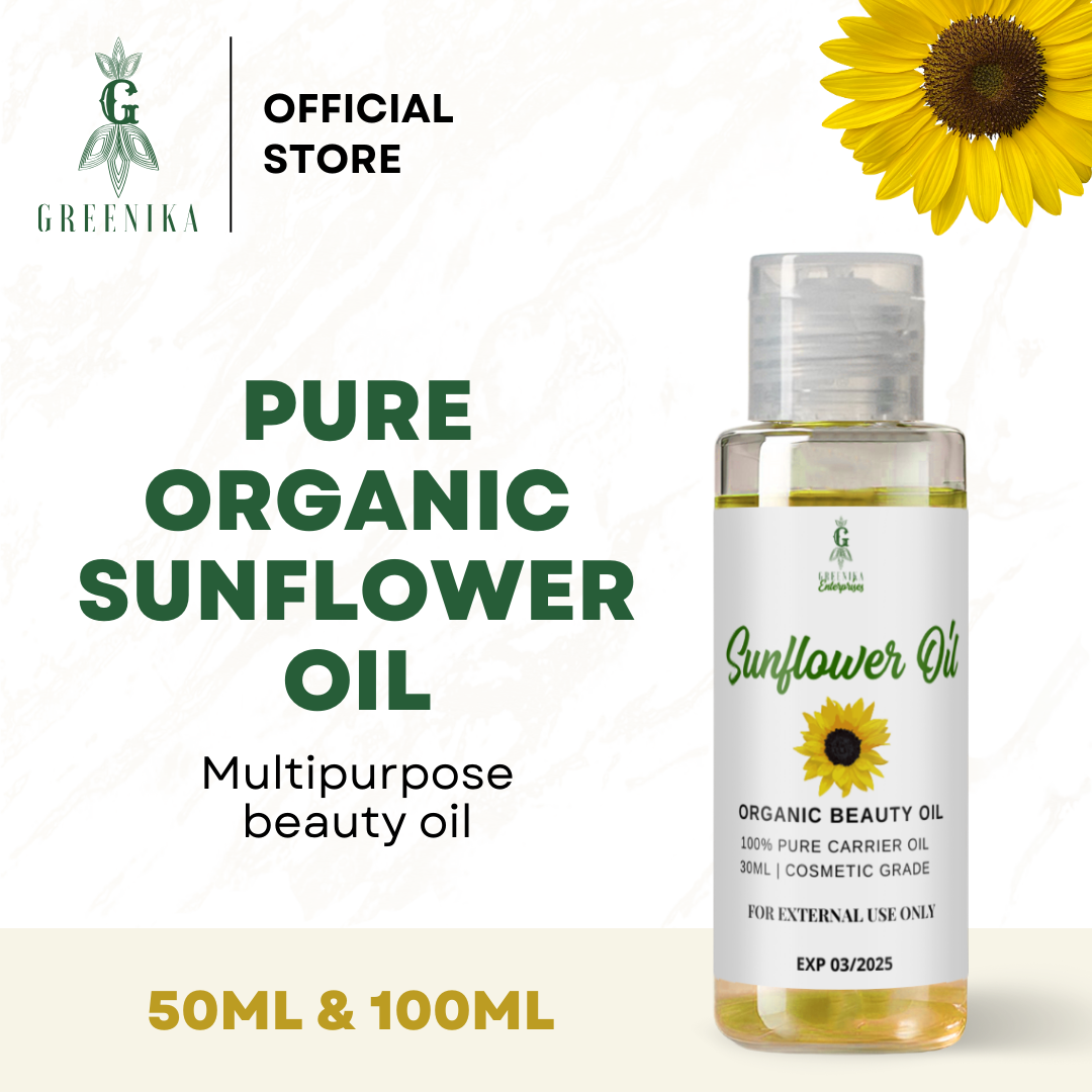 Greenika Essentials Organic Sunflower Carrier Oil