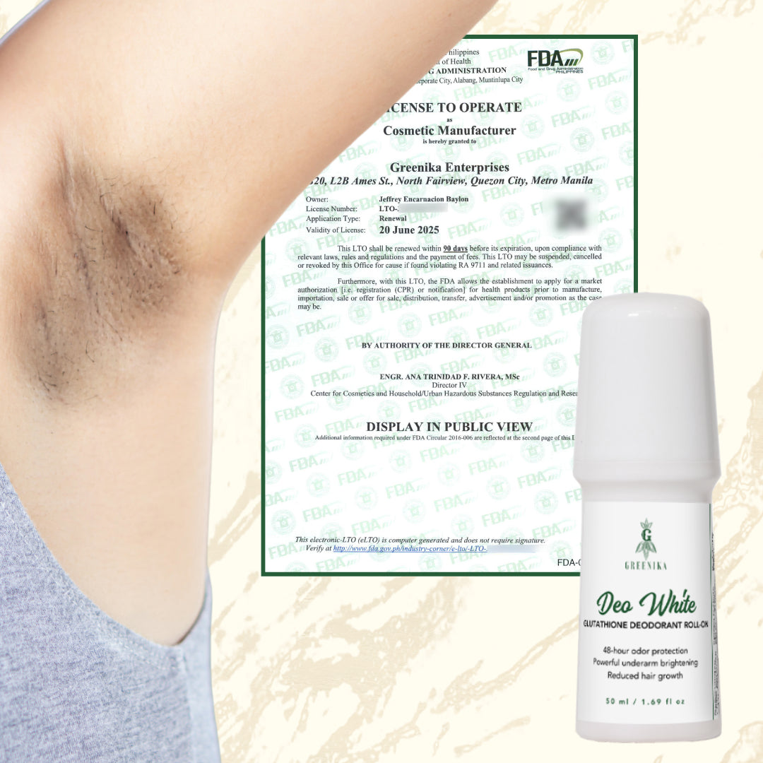 Greenika DeoWhite Glutathione Deodorant