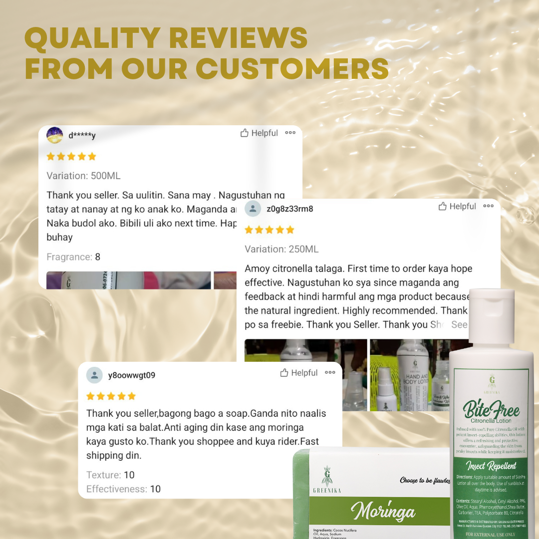 Greenika Bitefree Citronella Lotion + Moringa Soap Combo