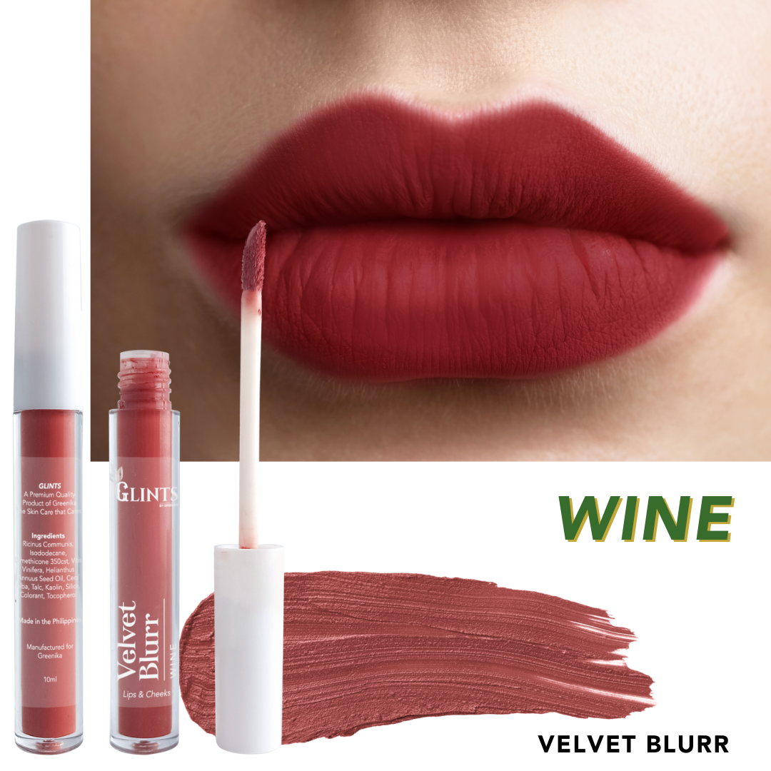 Glints Velvet Blurr Lip and Blush Matte Liquid Lipstick