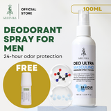 Greenika DeoUltra Masculino + Deo Roll On for Men Bundle
