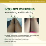 Greenika Bleaching Lotion SPF 15 + Underarm Peeling Cream Combo