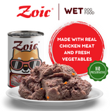 430g Zoic Chicken Vegetable Dog Wet Food in Can