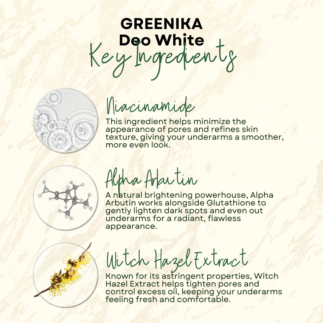 Greenika DeoWhite Glutathione Deodorant