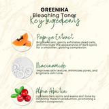 Greenika Bleaching Whitening Toner Solution