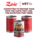 430g Zoic Chicken Vegetable Dog Wet Food in Can