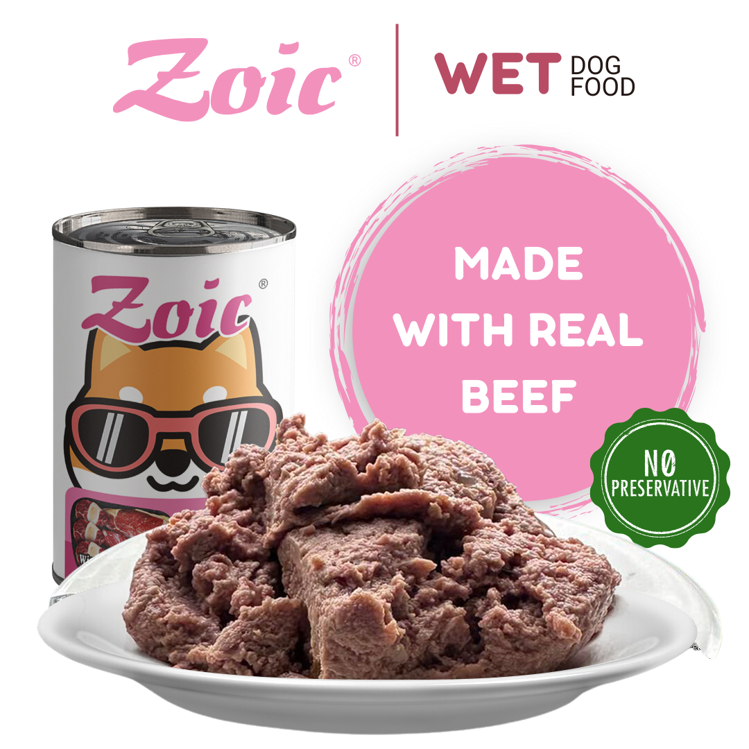 430g Zoic Pure Beef Dog Wet Food in Can