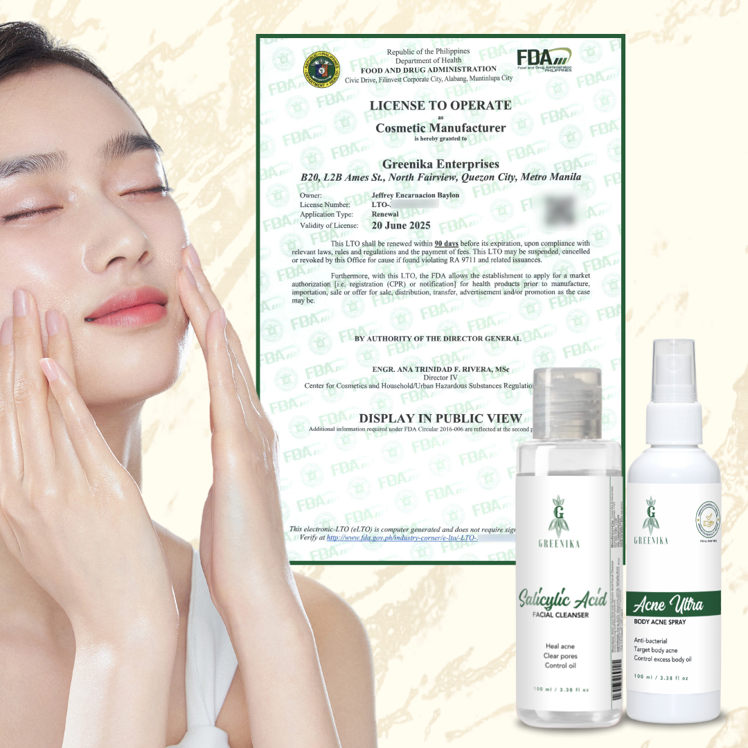 Greenika Acne Ultra Spray + Salicylic Cleanser Combo