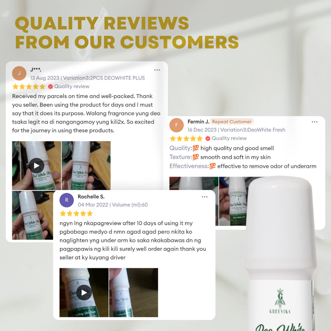 Greenika DeoWhite Glutathione Deodorant
