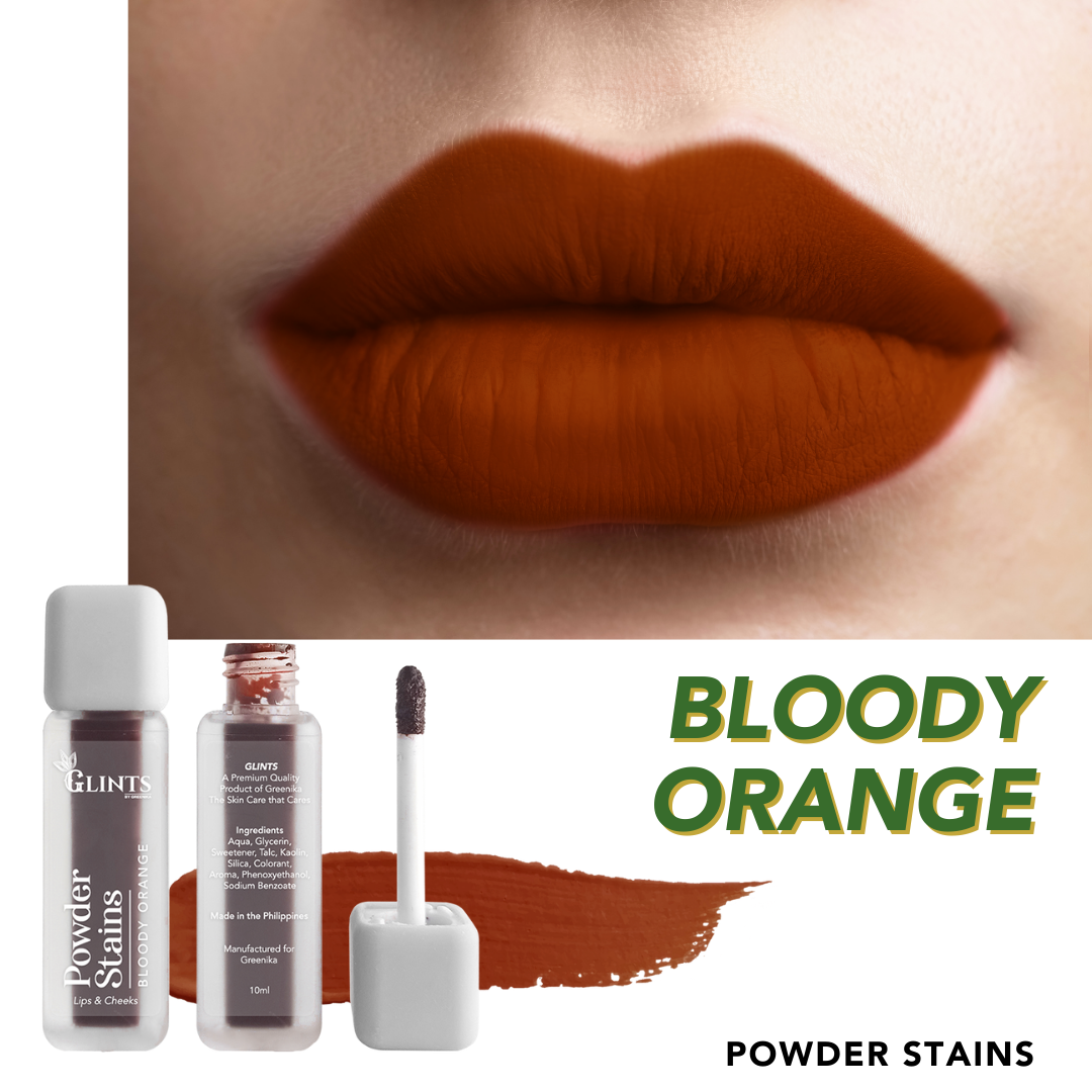 Glints Powder Stains Lip Tint Matte Liquid