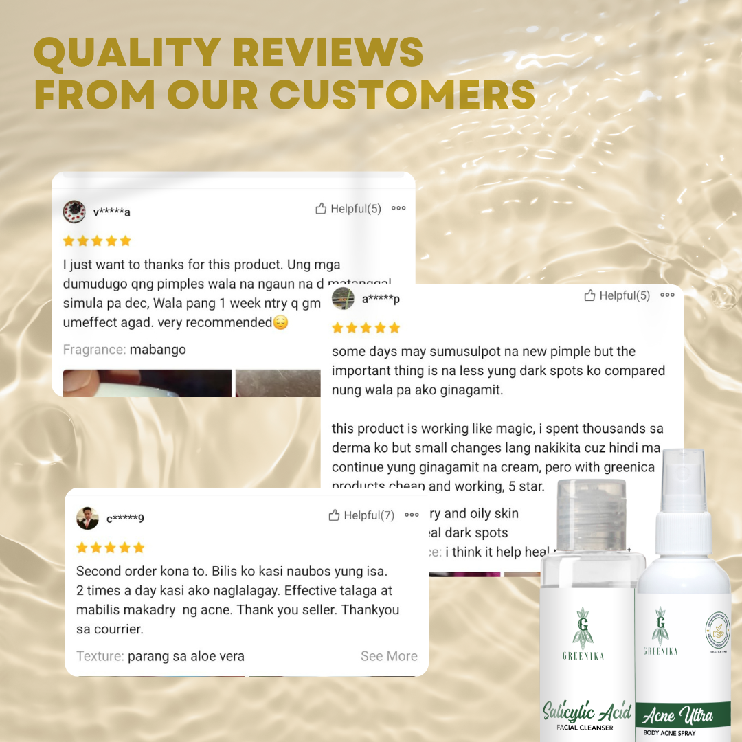 Greenika Acne Ultra Spray + Salicylic Cleanser Combo