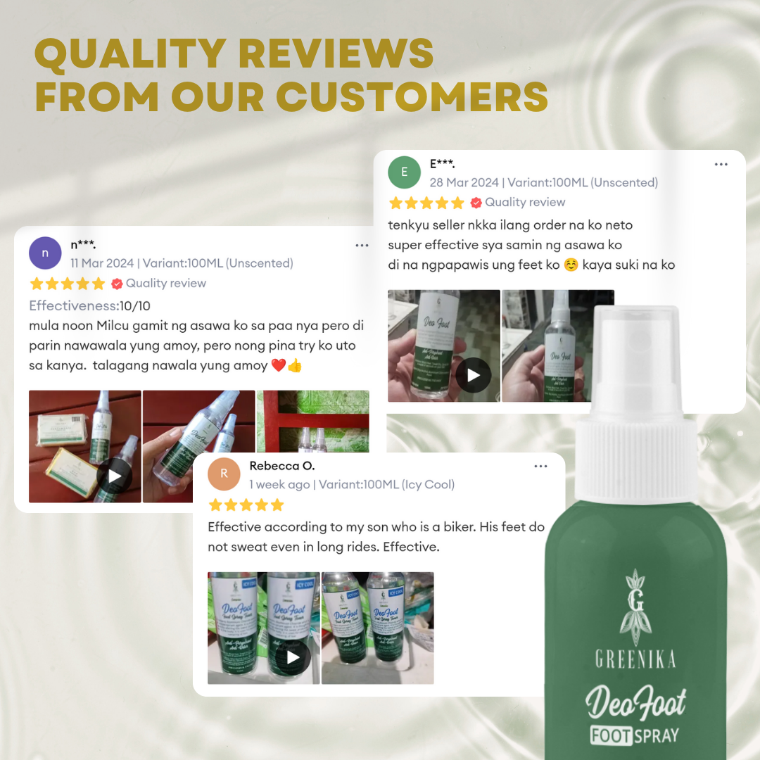 Greenika DeoFoot Anti Odor Foot Spray