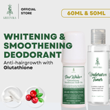 Greenika 60ML DeoWhite Plus + 50ML Underarm Toner Combo