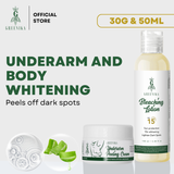 Greenika Bleaching Lotion SPF 15 + Underarm Peeling Cream Combo