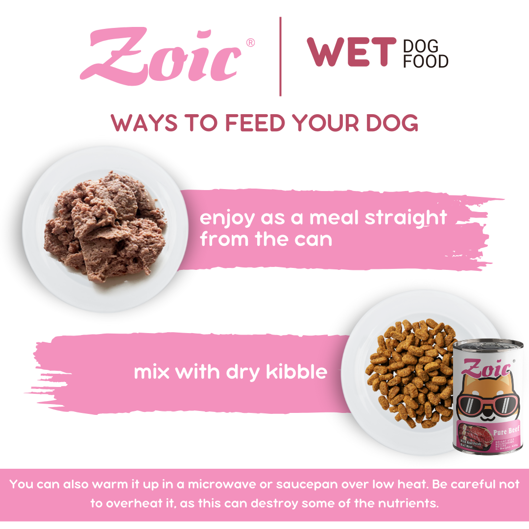 430g Zoic Pure Beef Dog Wet Food in Can