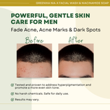 Greenika 100ML Nia-X Facial Wash for Men + Niacinamide Soap for Men Combo