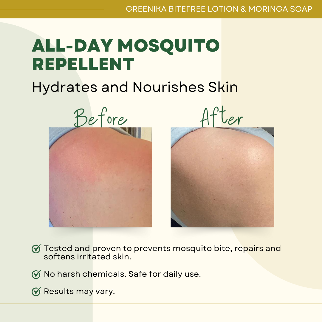 Greenika Bitefree Citronella Lotion + Moringa Soap Combo