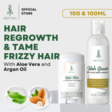 Greenika Hair Grower Shampoo + Hair Sleek Stick Combo