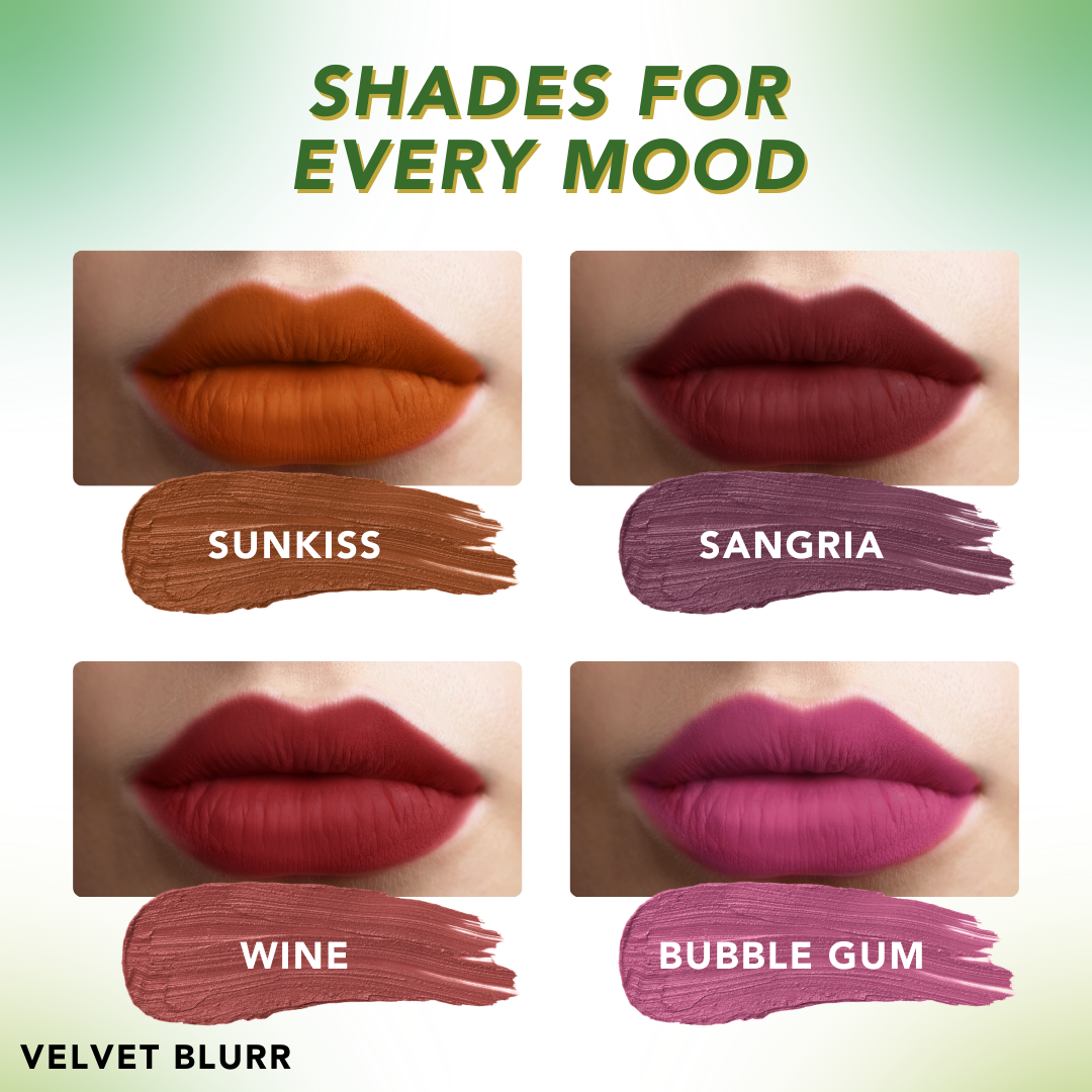 Glints Velvet Blurr Lip and Blush Matte Liquid Lipstick