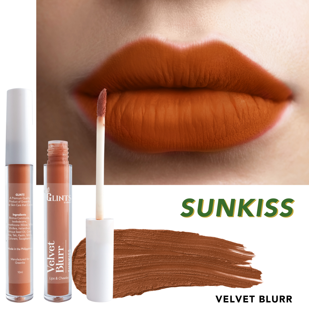 Glints Velvet Blurr Lip and Blush Matte Liquid Lipstick