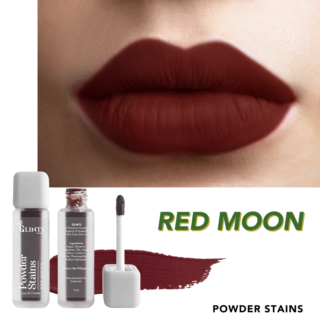 Glints Powder Stains Lip Tint Matte Liquid