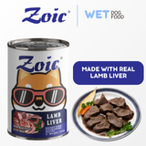 430g Zoic Lamb Liver Dog Wet Food in Can