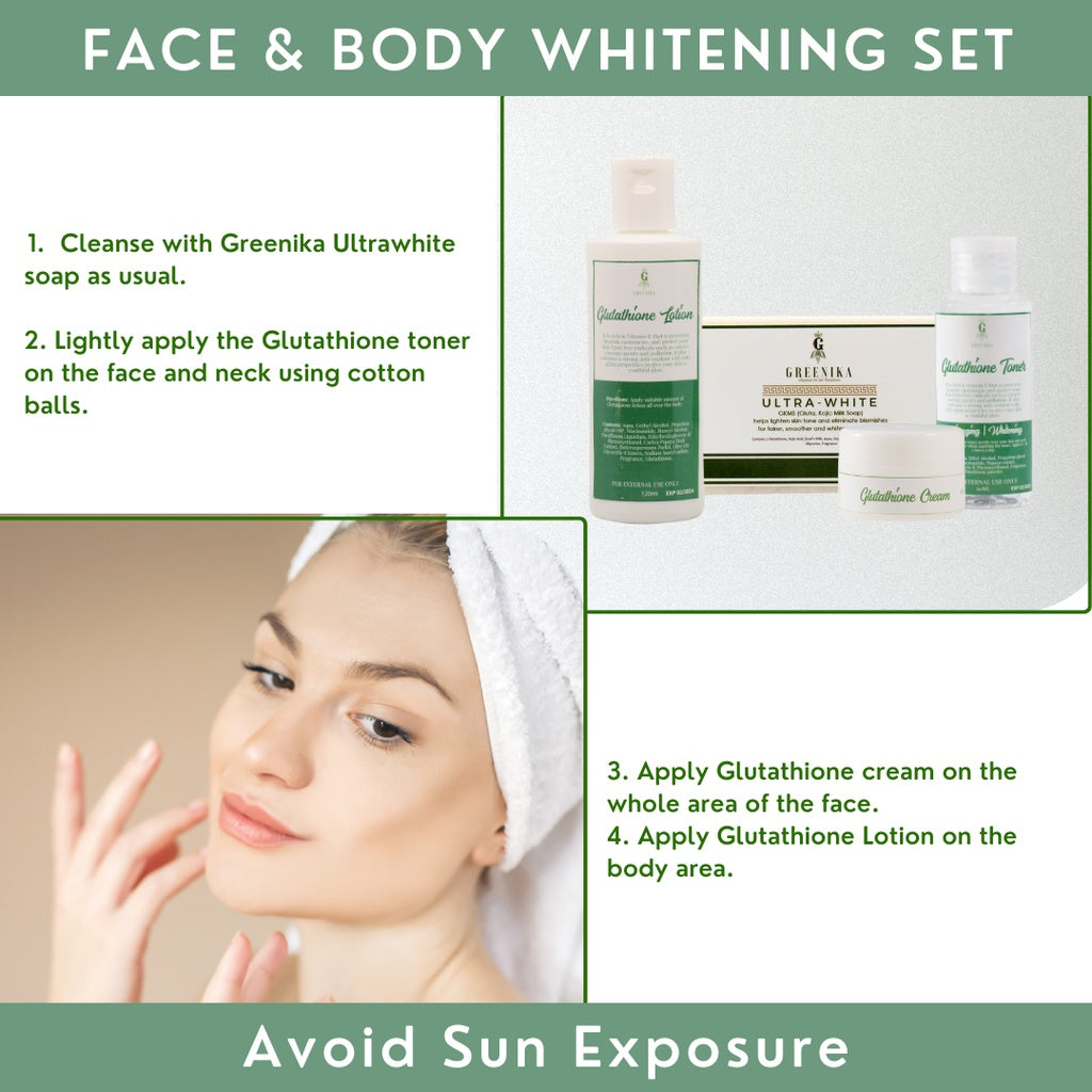 Greenika Glutathione 4pc Set