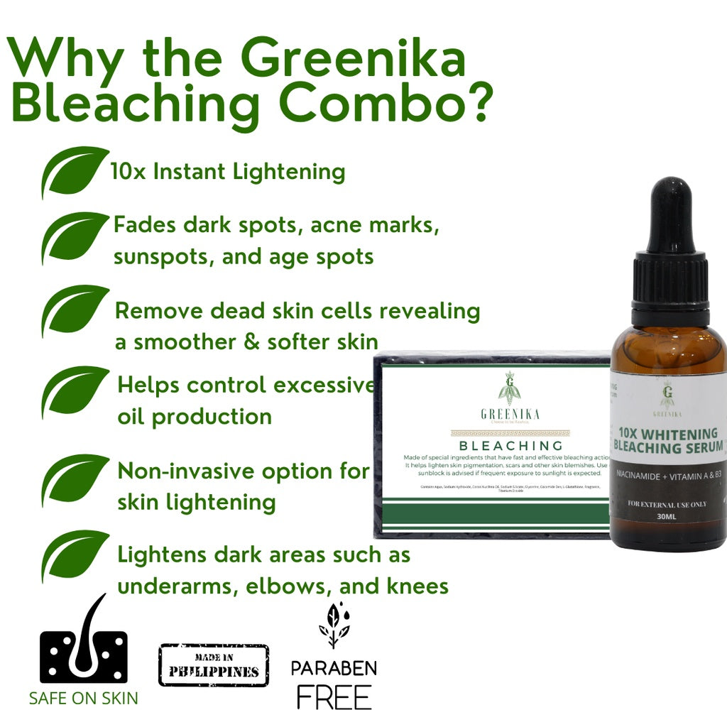 Greenika Bleaching Soap & Bleaching Serum Duo