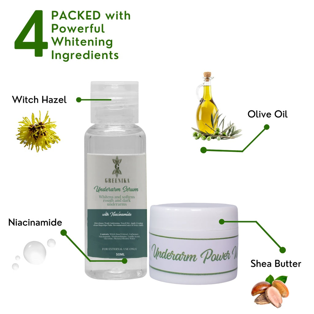 Greenika Underarm Cream & Underarm Serum Duo