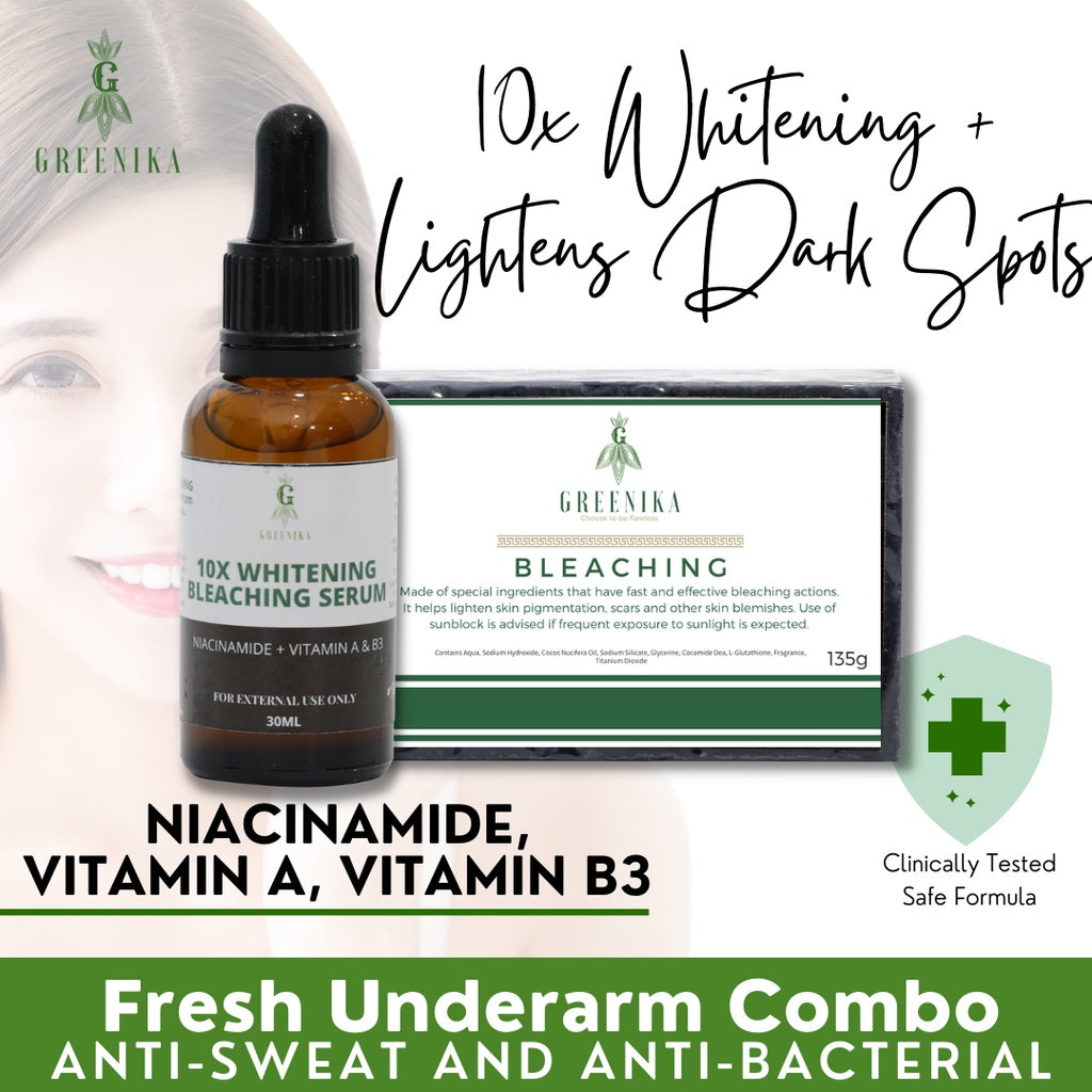 Greenika Bleaching Soap & Bleaching Serum Duo