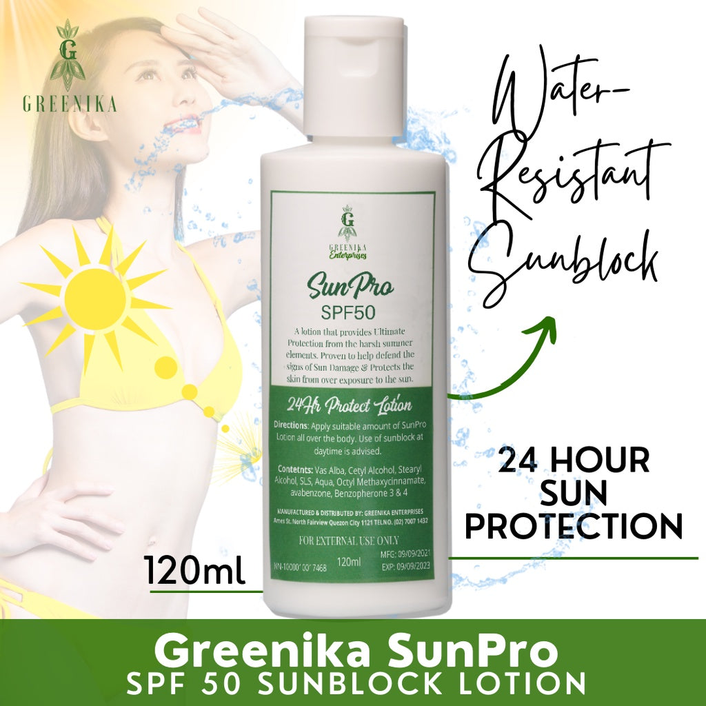 Greenika SunPro with SP50 Lotion