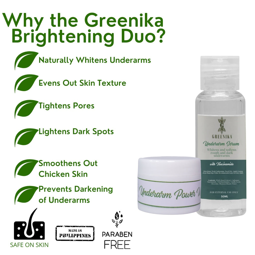 Greenika Underarm Cream & Underarm Serum Duo