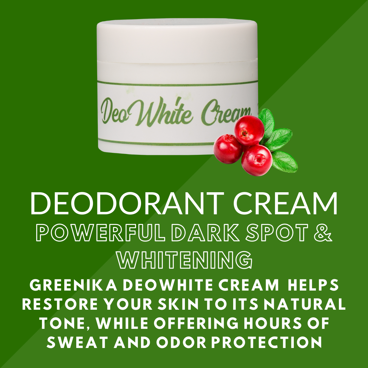 Greenika DeoWhite Cream for Whiter Armpits