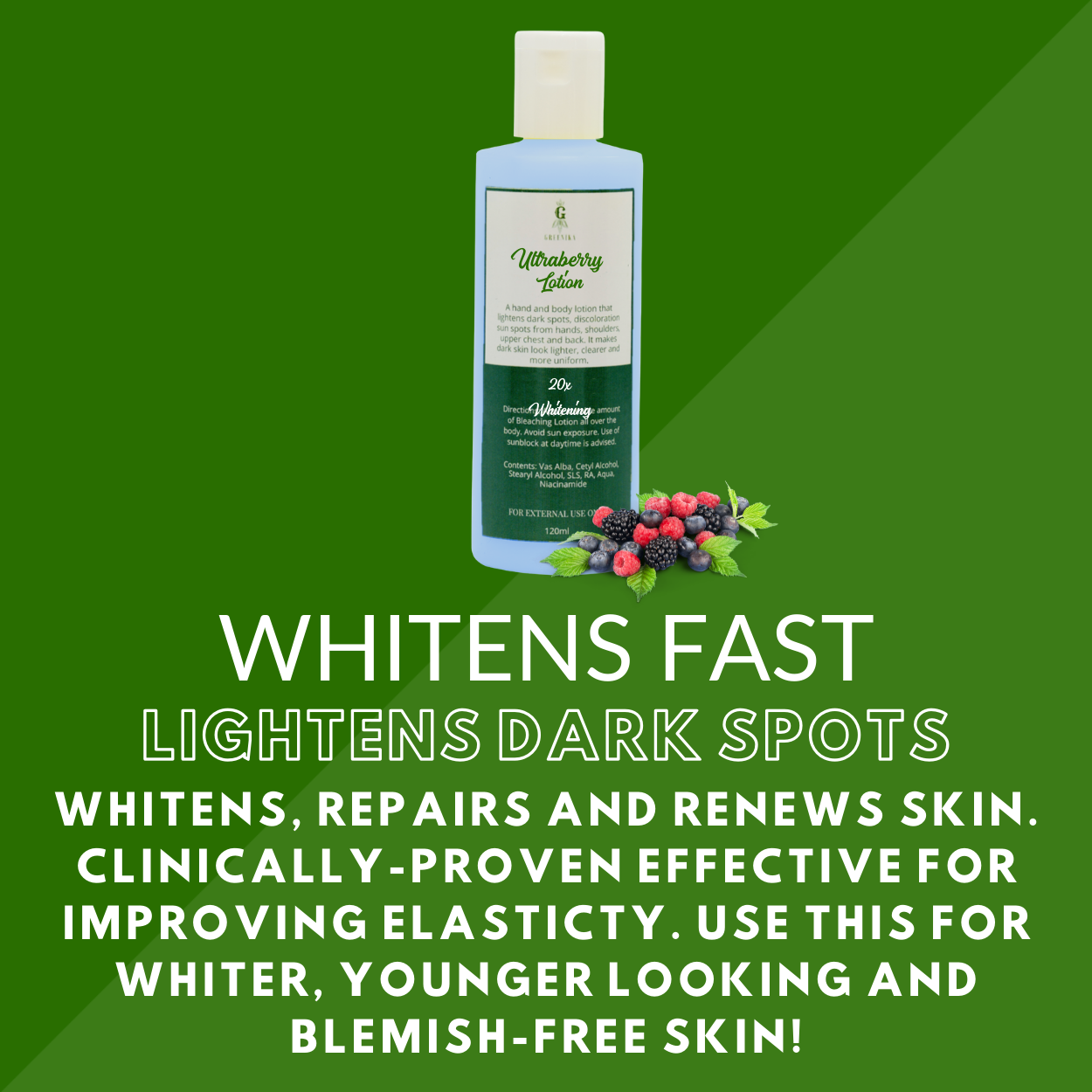 Greenika Ultraberry Whitening Lotion