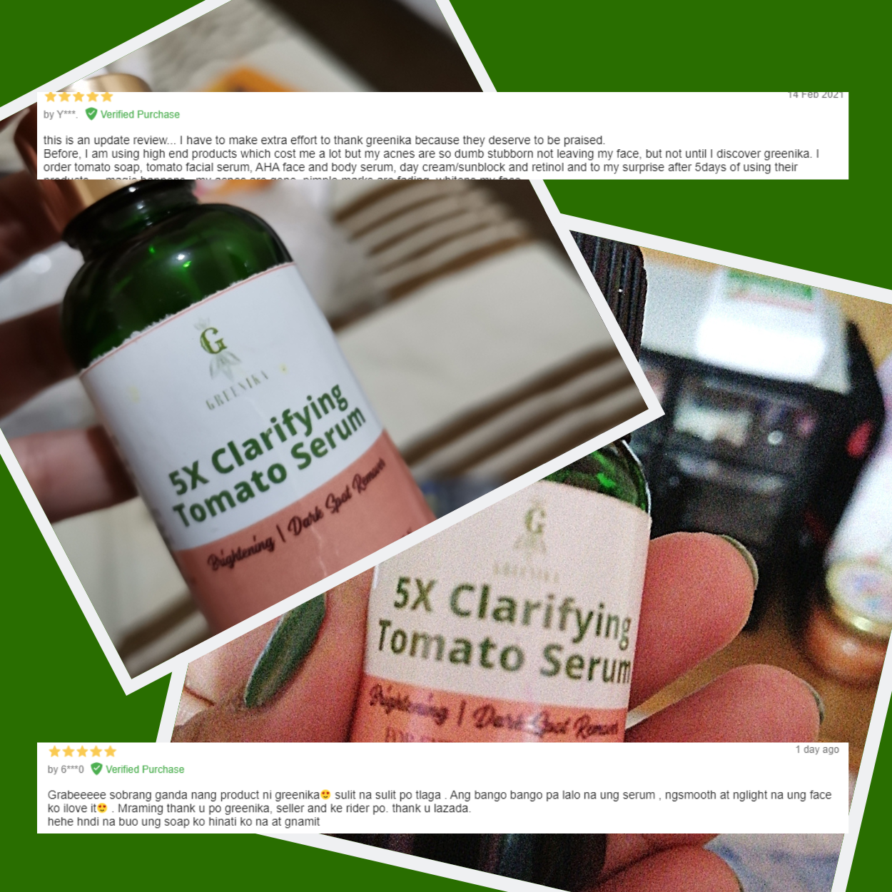 Greenika Tomato Combo Clarifying Tomato Soap and Serum