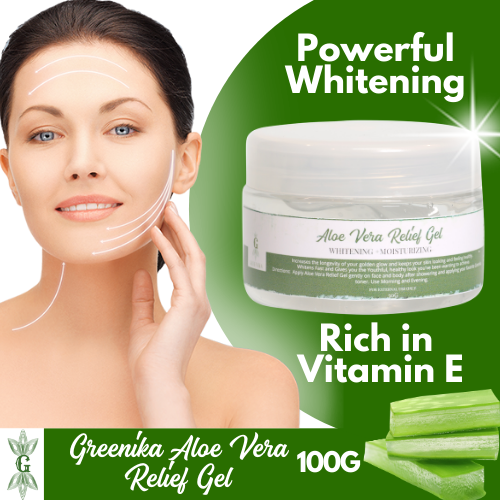 Greenika Aloe Vera Gel Whitening & Moisturizer for Face and Body