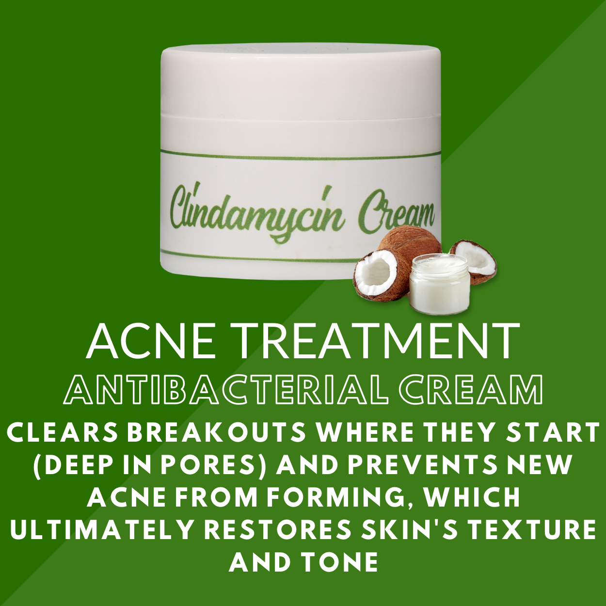 Greenika Clindamycin Cream Anti-Acne Gel