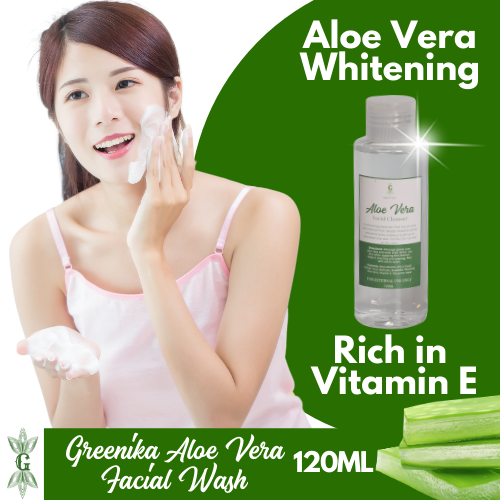 Greenika Aloe Vera Facial Wash with Vitamin E