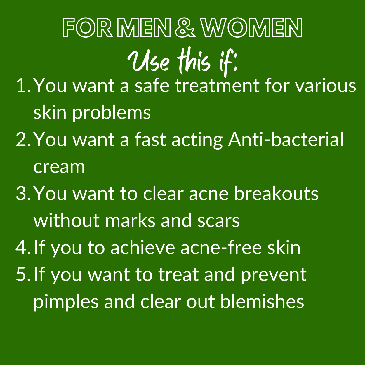 Greenika Clindamycin Cream Anti-Acne Gel