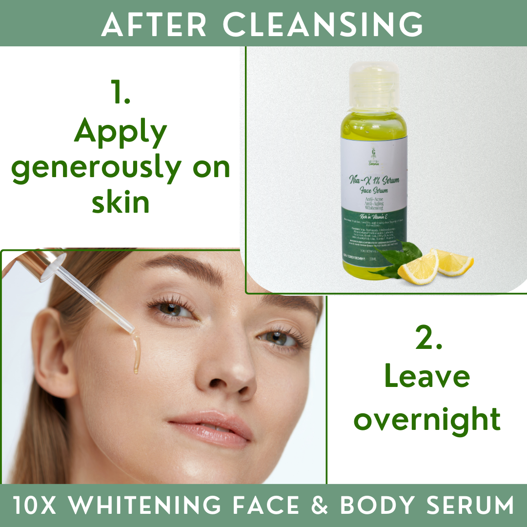 Greenika AHA Face Whitening Niacinamide 1% + Vitamin C Serum