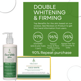 Face & Body Whitening Lotion & Coco-White Soap Combo