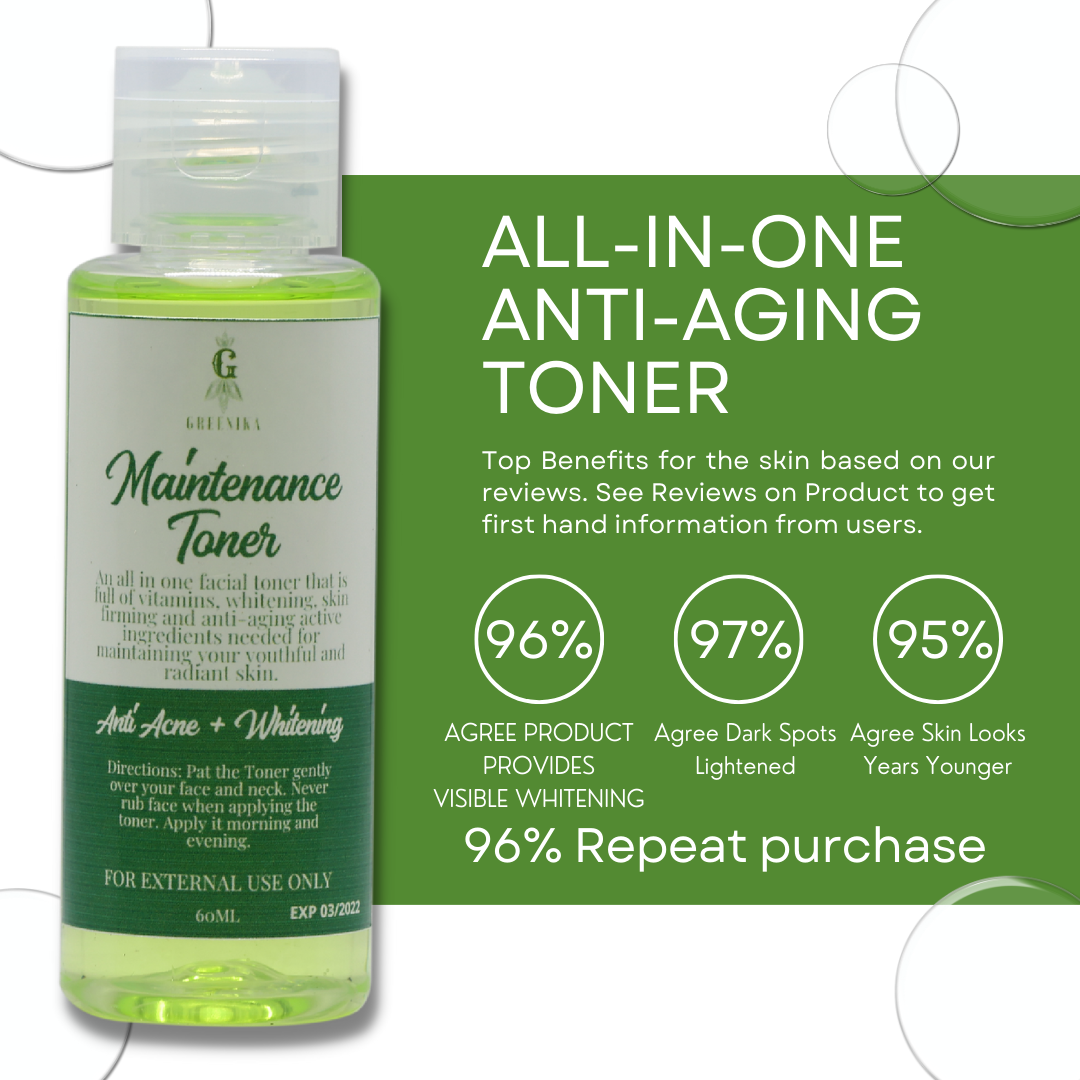 Greenika Maintenance Toner with Vitamin E