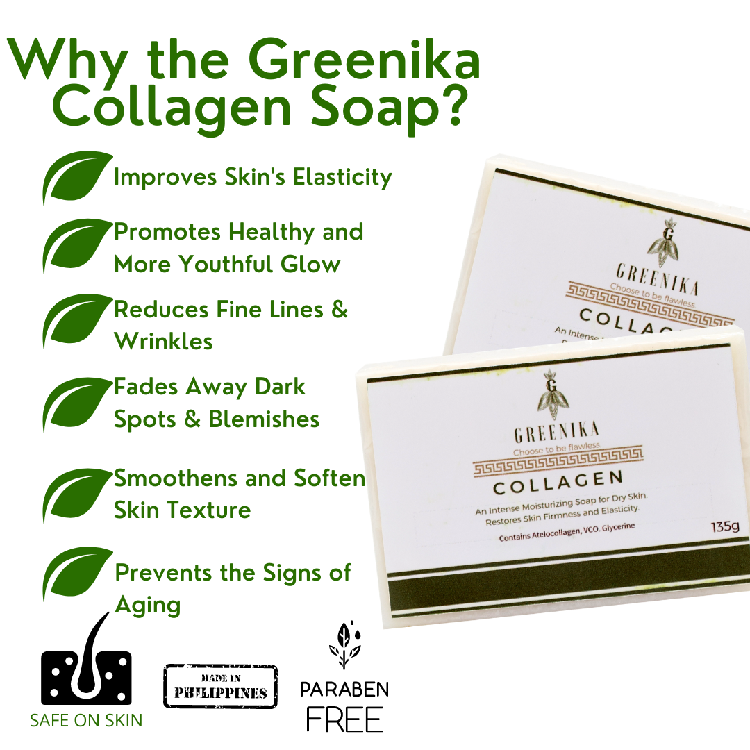 Greenika Organic Collagen Peptide Soap