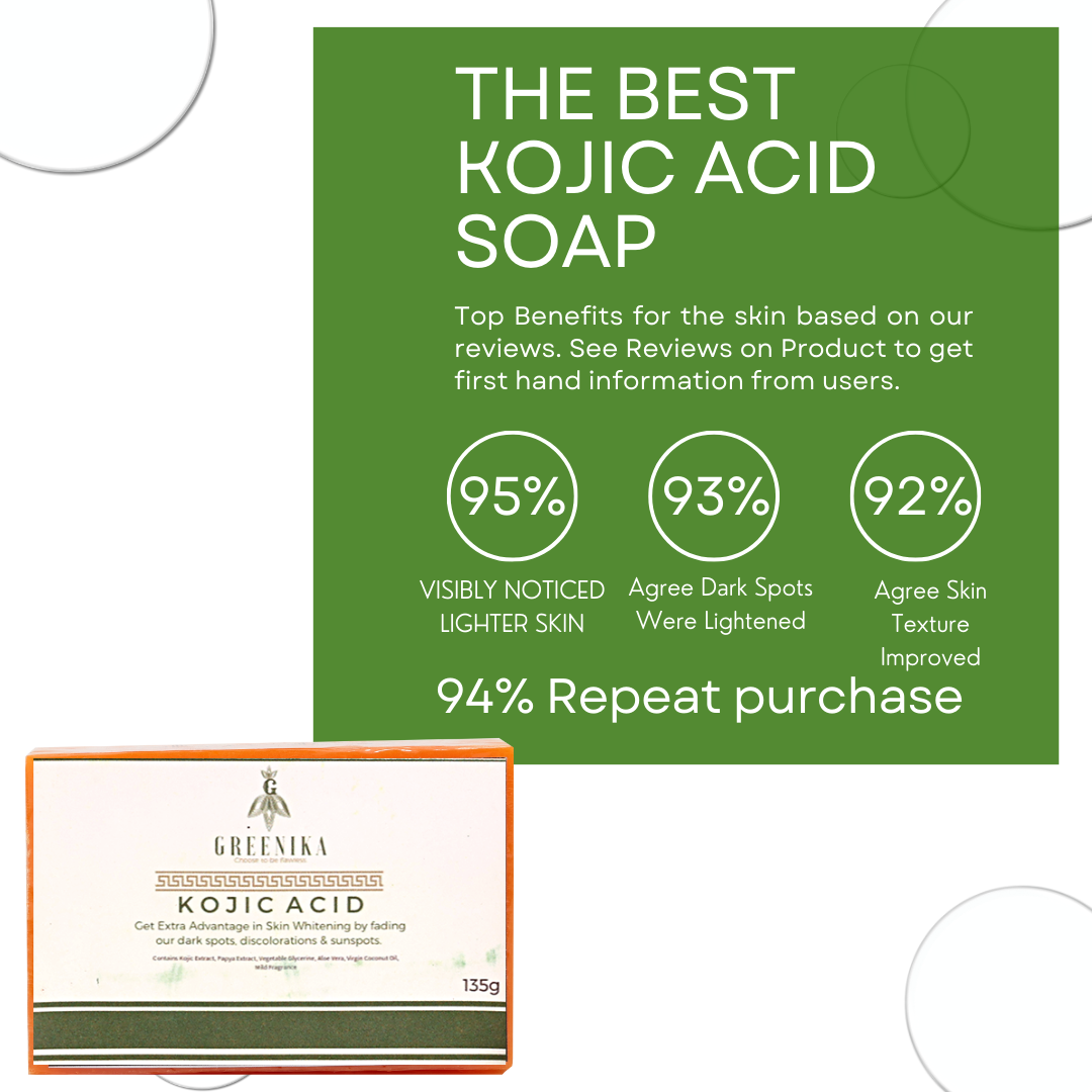 Greenika Remolded Kojic Acid Soap