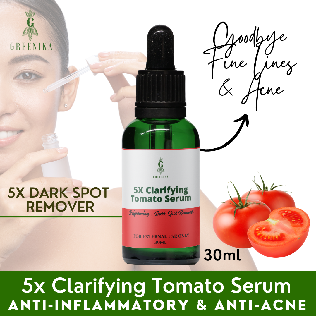 Greenika Tomato Face Serum Whitening Treatment Moisturizer 15mL