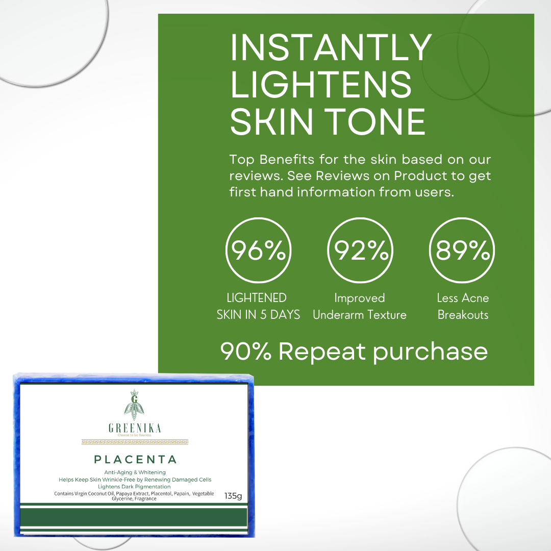 Greenika Placenta Natural Whitening Soap